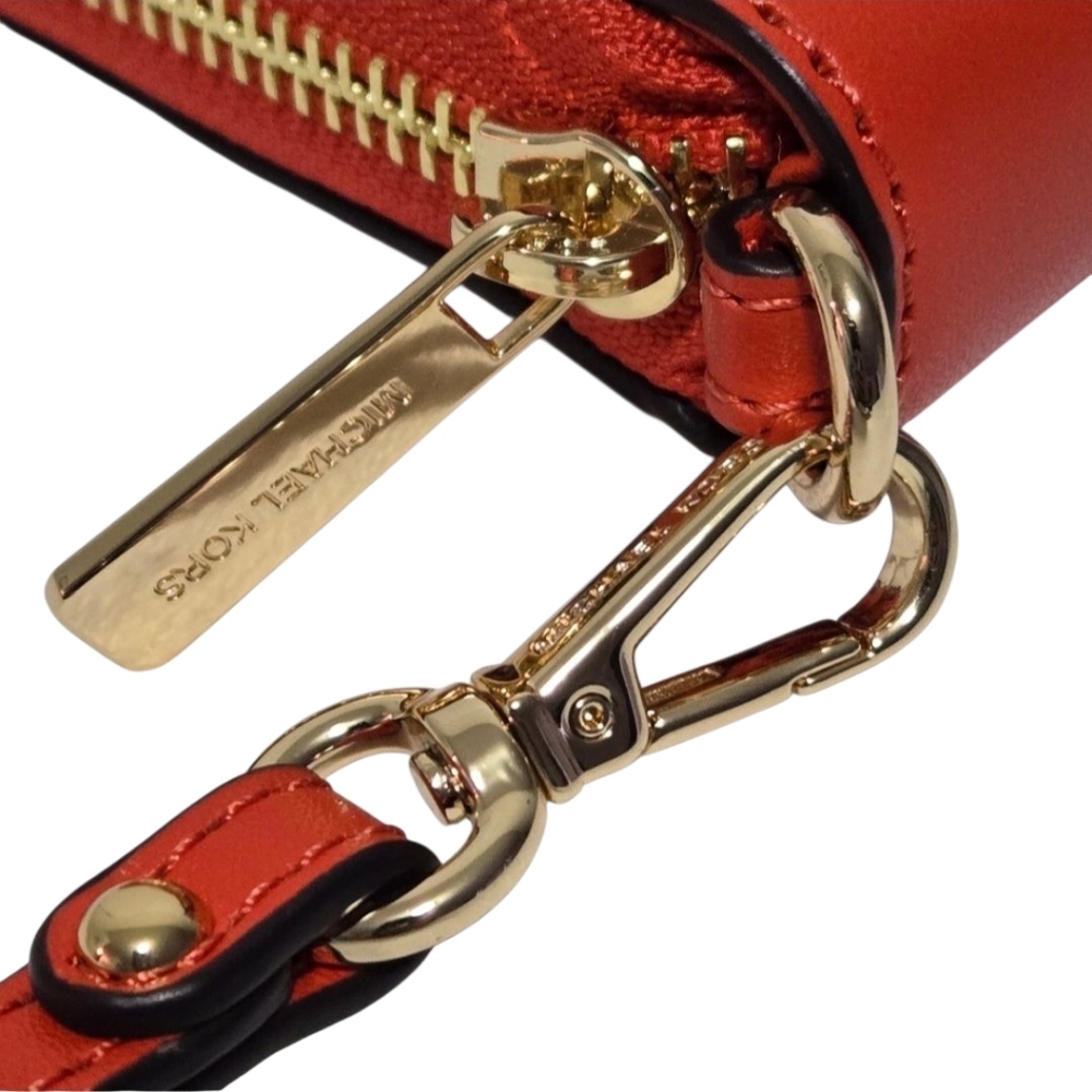 ⛔SOLD⛔️Michael Michael Kors-Jet Set Large  Smartphone Case Wrislet-Clay Red - Picture 5 of 9